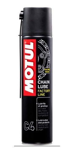 Spray Lubrificante De Corrente Chain Lube Factory C4 Motul