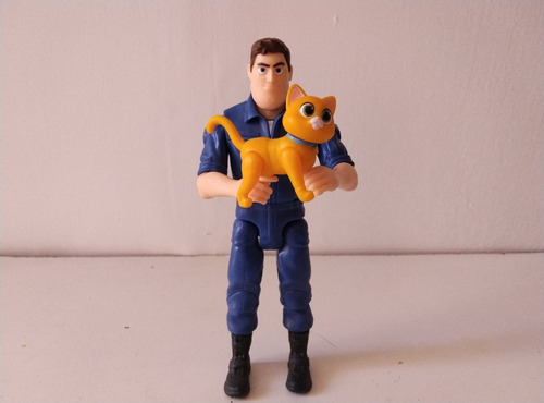 Buzz Light Year Con Gato Sox Figura Mattel Movie 2022 (Usado)