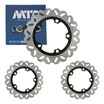 Comprar 3 Discos De Freno Traseros Para Italika Dm250 2016-2018 Mtc