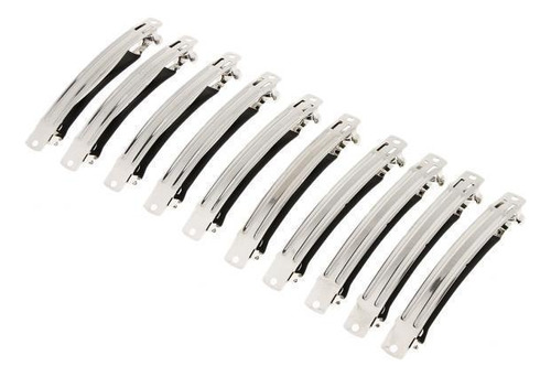 6 7 Pack 10 Piezas Diy Pinzas Para El Cabello Plata En