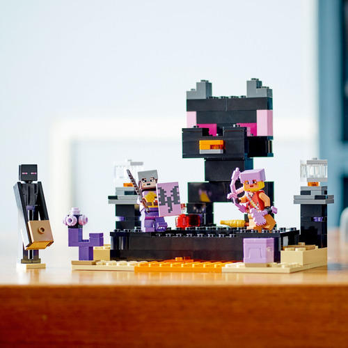 Kit De Construcción Lego Minecraft Combate En El End 21242