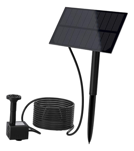 Kit De Bomba De Fuente De Agua Solar Diy Con Estaca Para