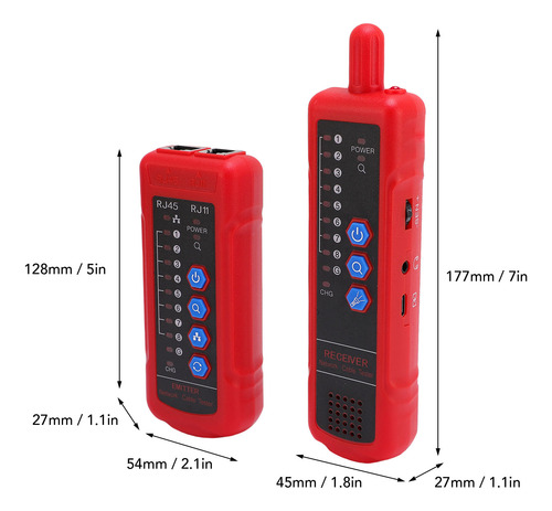 Testador De Cabo De Rede, Conector De Fone De Ouvido, Ethern