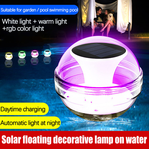 K Solar Water Floating Outdoor Night Home Garden Pool F 5702