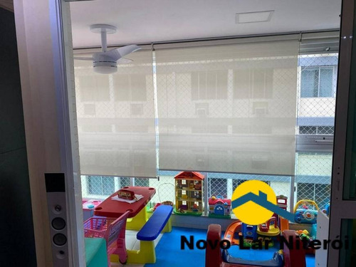 Imagem 2 de 15 de Praia De Icaraí 3 Quartos 2vags Montado E Finamente Decorado Play Clube - 540