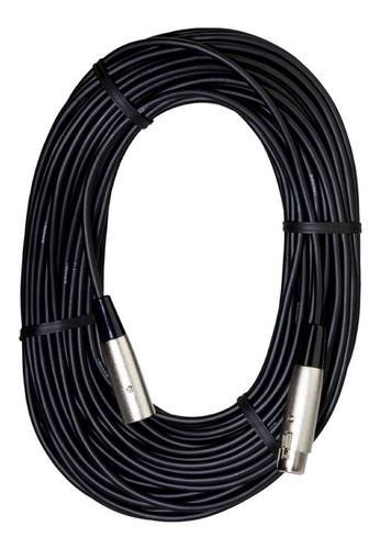 Cable Para Micrófono Shure Xlr 30mts Hi Flex Negro