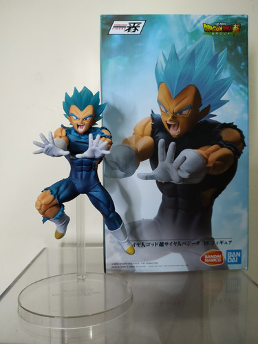 Bandai Ichibansho Figure Vegeta Super Saiyan God Blue Msi (Usado)