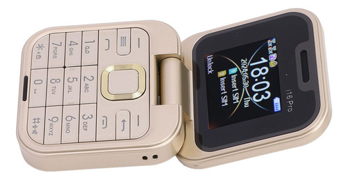 Flip Phone, Mini 2g Flip Cell Phone 2 Tarjeta Sim Teléfono Celular Para Personas Mayores Con Linterna Led, Cámara Trasera Hd, Radio Fm, Lista Negra,
