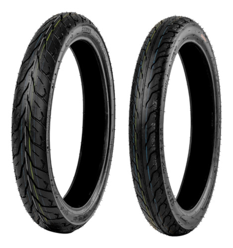 Par Pneu Cg 125 Titan 80/100-18 + 90/90-18 K677 Thorax Kenda