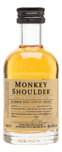 Monkey Shoulder Whisky Scotch 50ml - mL a $476