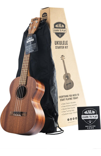 Kit Oficial Aprender Tocar Ukelele Tenor, Caoba Satinad...