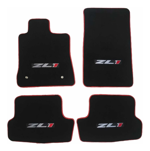 Tapetes Compatibles Camaro Zl1 2016-2020 Alfombra Premium