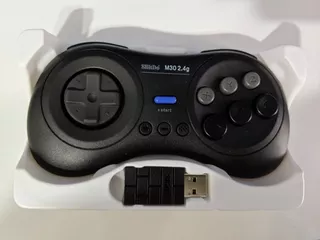 Joystick 8bitdo M30 2.4g Inalámbrico - Sega Génesis Color Negro