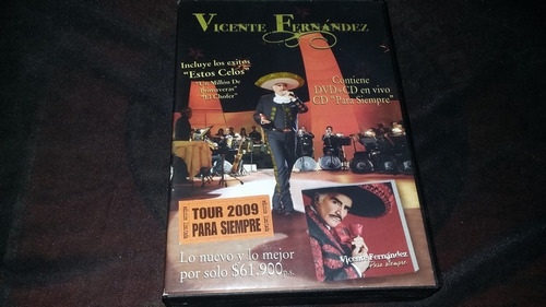 Vicente Fernandez Tour 2009 Para Siempre X 2 Cd + Dvd