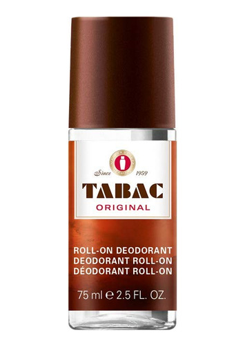 Maurer & Wirtz Tabac Original Desodorante Roll-on, 2.5 Onza.