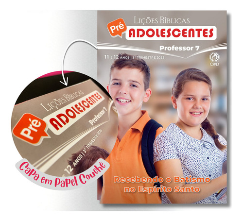 Kit De Lições Bíblicas Pré Adolescente Ebd 10 Aluno + 2 Professor Trimestre Atual Cpad