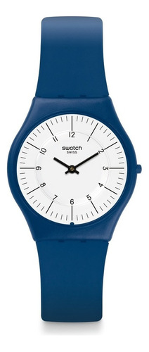 Reloj Swatch Marmarella Sfn124 Color de la correa Azul