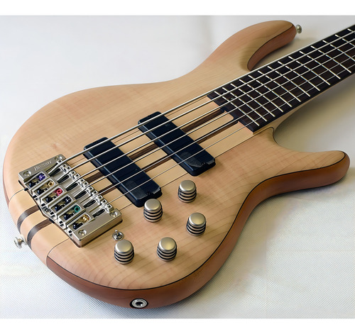 Baixo Cort A6 Opn | 6 Cordas | Ativo | Bartolini | Open Pore