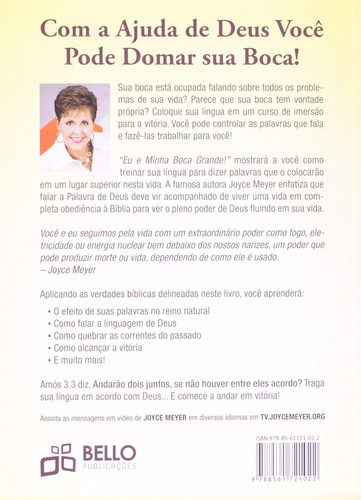 Livro Eu E Minha Boca Grande - Joyce Meyer Livro Cristão