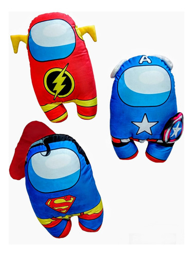 Peluche Muñeco A.u Personajes Heroes Felpa Importados