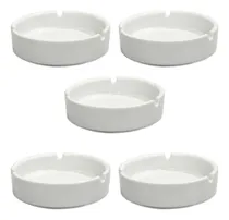 Comprar Cenicero Redondo Blanco Cerámica Sublimables Pack X 5 Piezas cenicero circular