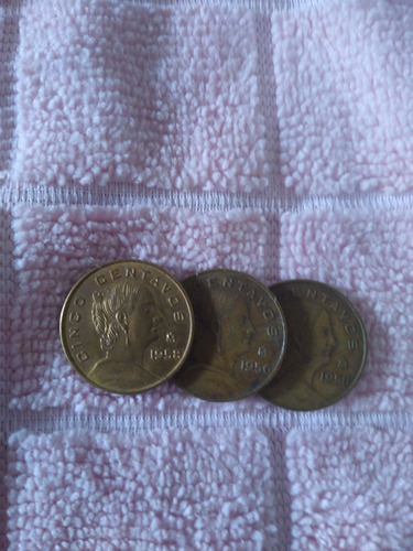 Moneda De 5 Centavos, Josefa Ortíz De 1956, 1957, 1958