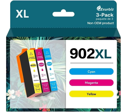 902xl - Cartucho De Tinta Compatible Con Hp 902 Xl 902xl (pa