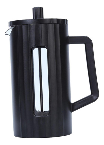 Cafetera De Prensa Francesa Cafetera Hervidor Negro 1000ml .
