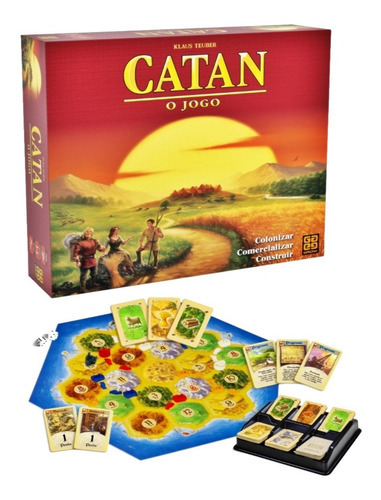 Jogo De Estrategia - Colonizadores De Catan - Grow