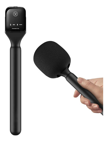 Cc Adaptador De Microfone Sem Fio Portátil Com Espuma Para
