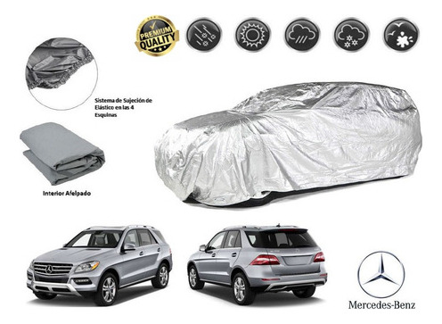 Funda Car Cover Afelpada Mercedes Benz Ml500 4.6l T 2014