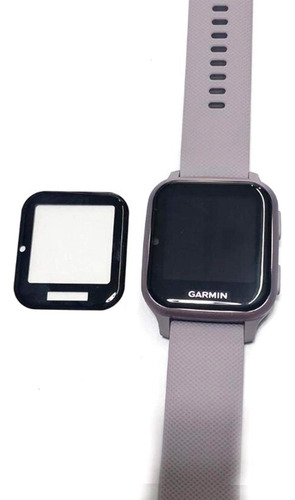 2 Micas Protectoras 3d De Tpu Premium Para Garmin Venu Sq