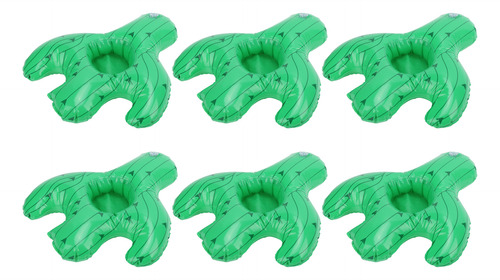 Posavasos Flotantes Con Soporte Inflable Para Piscina, 10 Un