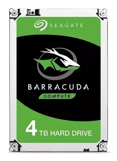 Disco duro interno Seagate Barracuda ST4000DM004 4TB plateado