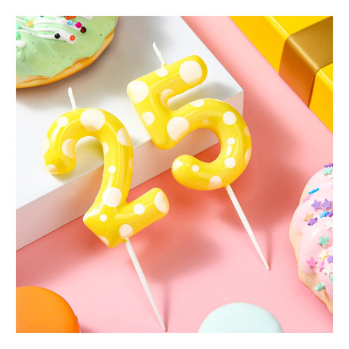 Número De Cumpleaños Con Esponja Conelista Vela Linda Con De