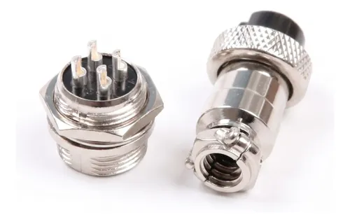 Conector De Aviação Tomada Gx16 4 Pinos Zxc41 | MercadoLivre