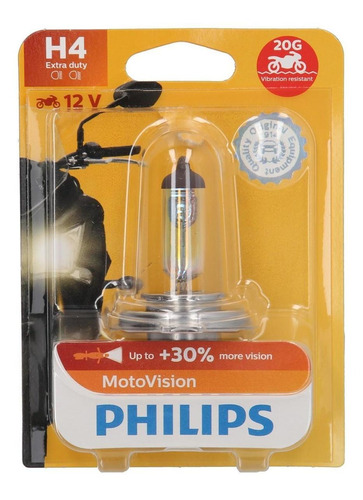 Lampara H4fit (12458) 12v 35w 35w P43t38 Extraduty Philips