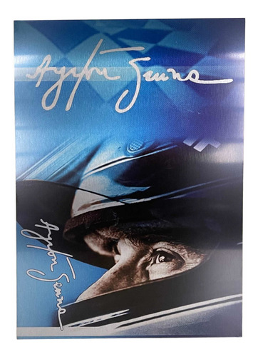 Imagem 1 de 3 de Placa Ayrton Senna - Aço Inox