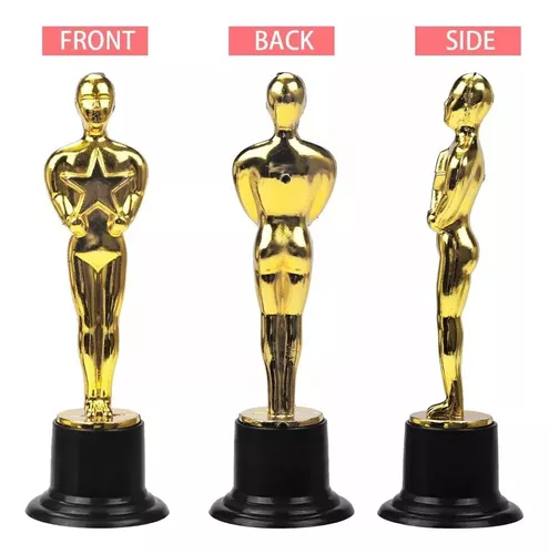 12 Estatuilla Premio Oscar 15cm Hollywood Trofeo Batucada