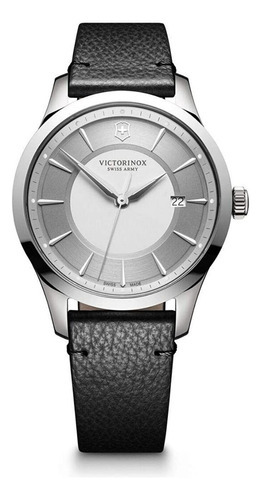 Reloj Victorinox Alliance Swiss Army Sapphire, color de correa: negro