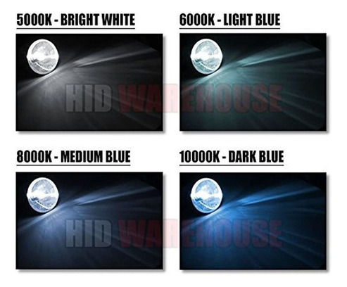 Hidwarehouse Hid Bulbos De Repuesto De Xenon H3 6000k Luz A