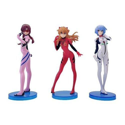 Evangelion Figuras De Colección Set  X 3 + Obsequio