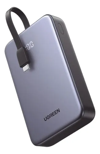 Power Bank Ugreen 20,000mah 20w Usb-c Con Pantalla Dual