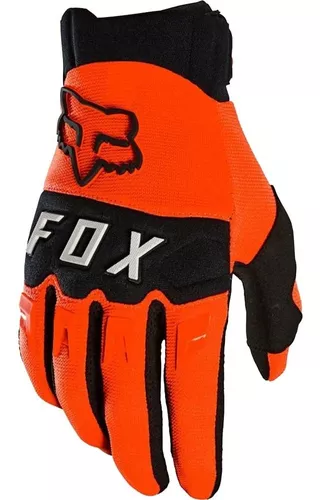 Guantes motocross fox dirtpaw color rojo fluor