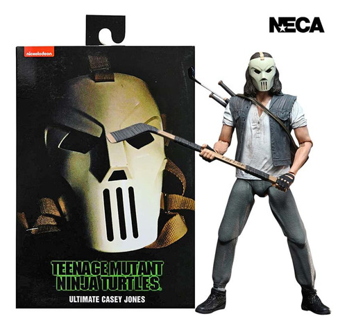 Figura Ultimate Casey Jones Tortugas Ninja Tmnt Neca Turtle