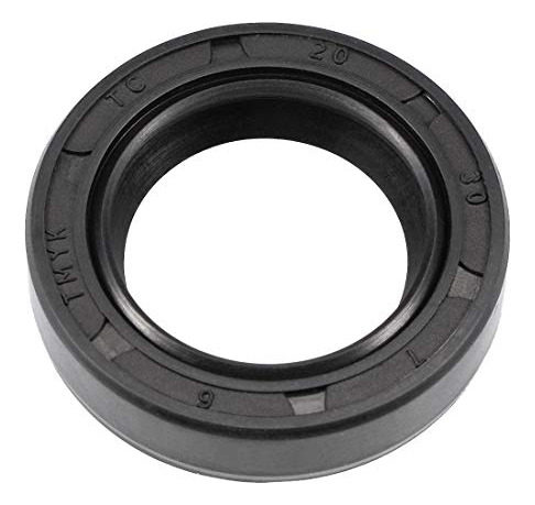 Retn De Aceite 20x30x7mm Doble Labio Con Resorte, Negro.