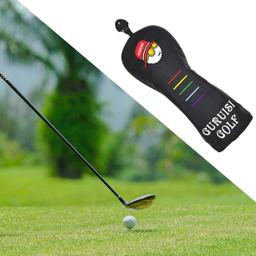 Club Headcover Ligero Duradero Golf Head Multi Calle Negro