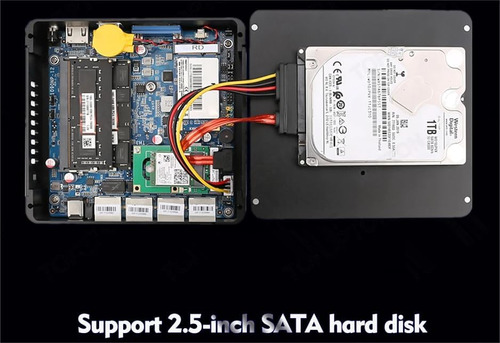 Hkuxzr Firewall Mini Pc, Intel Celeron J4125 Quad Core 4xint