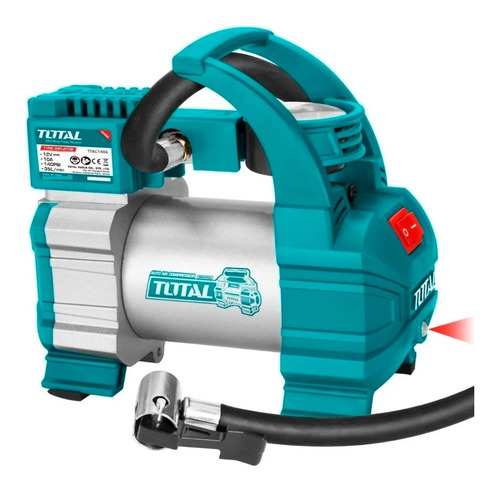 Imagen 4 de 6 de Compresor De Aire Mini A Batería Portátil Total Ttac1406