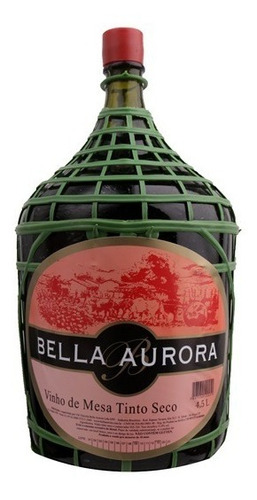 Vinho Tinto Seco Isabel/bordô 4,5 L - Bella Aurora